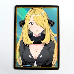CYNTHIA Waifu Anime Card LIMITED 1/1 Custom TCG Holo Goddess Story ACG T12320 - Image 1