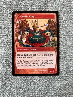 MTG Goblin King NM Future Sight Mystery Booster 2 R 191 MB2 EDH Magic - Image 1