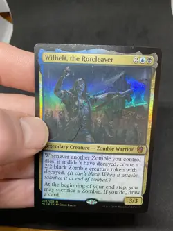 Wilhelt, the Rotcleaver Commander: Innistrad: Midnight Hunt Foil LP MTG 002 - Image 1