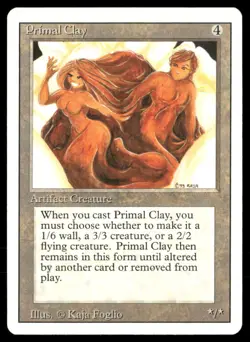 MTG Primal Clay - Revised Edition - Rare - Magic the Gathering - Image 1