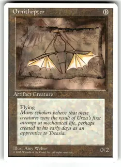Magic: The Gathering Ornithopter Uncommon Regular 4th Edition NM - Image 1