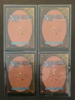 (4) Magic: The Gathering Mountain (B) MTG Core Set 1995 4th Edition Vintage LP - Image 2