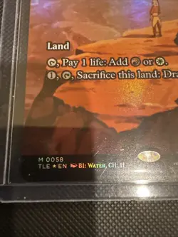 MTG Sunbaked Canyon [Foil] Avatar TLE 0058 Mythic Land Borderless Boros NM - Image 2