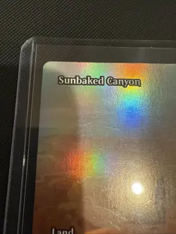 MTG Sunbaked Canyon [Foil] Avatar TLE 0058 Mythic Land Borderless Boros NM - Image 5