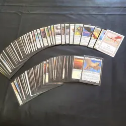 Whole COMMANDER Magic Deck MTG - Zeriam Golden Wind Pure White Tribal GRIFFINS's - Image 1