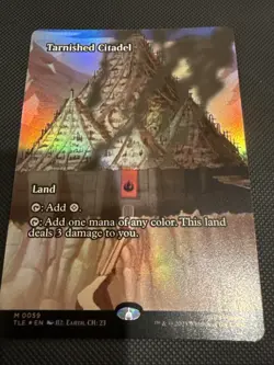 MTG Tarnished Citadel [Foil] Avatar TLE 0059 Mythic Land New Ozai Omashu NM - Image 1