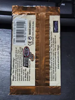 MTG: URZA'S SAGA empty Booster Pack wrapper Only Vintage - Image 2