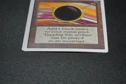 Mox Jet Unlimited Power 9 Magic Card MTG Reserved List - Image 4