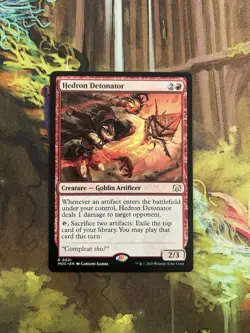 Hedron Detonator NM Eng MTG - March of the Machine Commander - Image 1