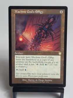 MTG - Commander: The Brothers' War - Machine God's Effigy - Retro Border - Image 1