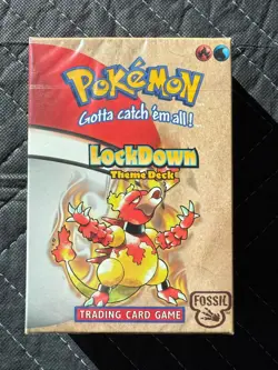 Pokemon Lockdown Theme Deck--1999--Fossil Set--Factory Sealed - Image 1