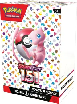 Pokemon TCG, Scarlet and Violet 151 Booster Bundle (6 Packs), Factory Sealed NEW - Image 1