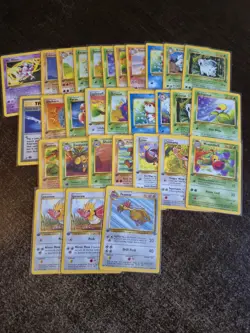 Vintage Pokemon Card Lot 1st Editions Jungle 30 Cards In Total WOTC TCG - Image 1
