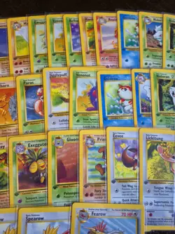 Vintage Pokemon Card Lot 1st Editions Jungle 30 Cards In Total WOTC TCG - Image 3