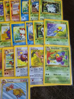 Vintage Pokemon Card Lot 1st Editions Jungle 30 Cards In Total WOTC TCG - Image 4