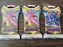 Sword & Shield Astral Radiance Sleeved Pack (Set of 3) New Unopened!! Pokemon - Image 1