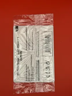 Pokemon Destined Rivals Team Rocket Zapdos GameStop Promo 070/182 Sealed In Hand - Image 2