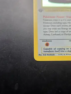 Pokemon TCG Ditto Fossil 3 Holo 1st Edition Holo Rare Card (CLEAN) - Image 5