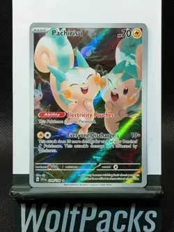 Pokemon TCG Scarlet & Violet - Pachirisu 208/198 Secret Illustration Rare Holo - Image 1