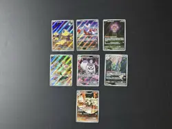 2025 Pokemon TCG Mega Evolution Card Illustration Rare Holo Lot of 7 - Image 1