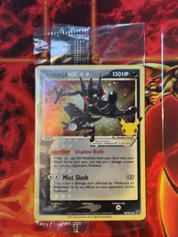 SEALED Greninja Gold Star SWSH144 Black Star Promo NM Unopened Celebrations 2021 - Image 1