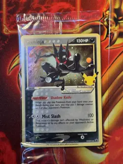 SEALED Greninja Gold Star SWSH144 Black Star Promo NM Unopened Celebrations 2021 - Image 1