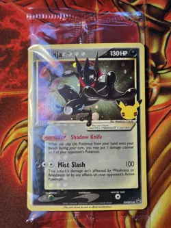 SEALED Greninja Gold Star SWSH144 Black Star Promo NM Unopened Celebrations 2021 - Image 1