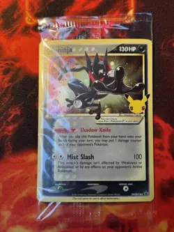 SEALED Greninja Gold Star SWSH144 Promo NM Unopened Celebrations 2021 SWIRL - Image 1
