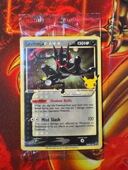 SEALED Greninja Gold Star SWSH144 Black Star Promo PL Unopened Celebrations 2021 - Image 1
