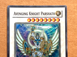 Yugioh Avenging Knight Parshath Limited Edition Super Rare TDGS-ENSP1 NM - Image 2