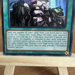 Forbidden Droplet 1st Edition BLMM-EN171 Ultra Rare Battles Of Legend Yugioh TCG - Image 3