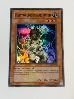 Yugioh ITALIAN Legendary Jujitsu Master CP07-IT002 EN002 Super Rare Promo MP - Image 1