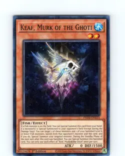 Yu-Gi-Oh TCG Keaf, Murk Of The Ghoti PHNI-EN015 1st Edition Super Rare Card NM - Image 1