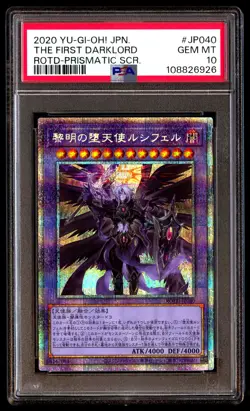 PSA 10 The First Darklord ROTD-JP040 Yu Gi Oh! Rise Of Duelist Japanese 2020 Hol - Image 1