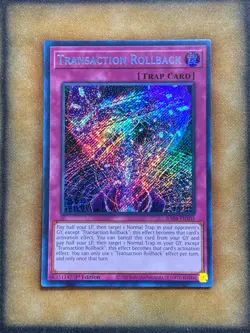Yugioh Transaction Rollback RA04-EN105 Secret Rare 1st Ed NM - Image 1