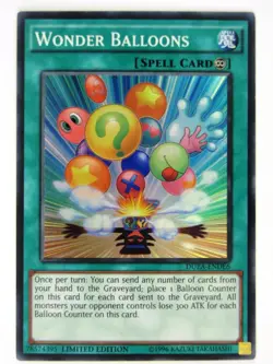 Yugioh Cards: WONDER BALLOONS DUEA SUPER RARE # 21G83 - Image 1