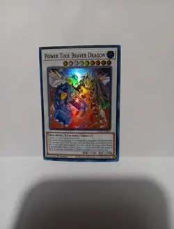 Yu-Gi-Oh! TCG Power Tool Braver Dragon Power of the Elements POTE-EN097 1st Edi. - Image 2
