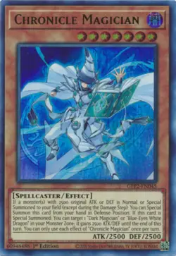 Chronicle Magician - GFP2-EN045 - Ultra Rare - 1st Edition - Lightly Played - Image 1