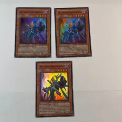 3x GERMAN Infernity Archfiend WC09-DE001 EN001 Super Rare Promo Yugioh - Image 1