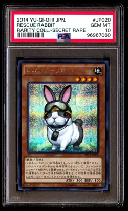 PSA 10 Gem Rescue Rabbit TRC1-JP020 Secret Rare 2014 Japanese Graded Card - Image 1