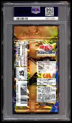 PSA 10 Gem Mint Premium Pack 4 Foil Booster Pack 2000 Konami Yugioh Graded Pack - Image 2