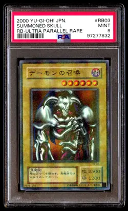 PSA 9 Mint Summoned Skull RB-03 Ultra Parallel Rare 2000 Japanese Graded Card - Image 1
