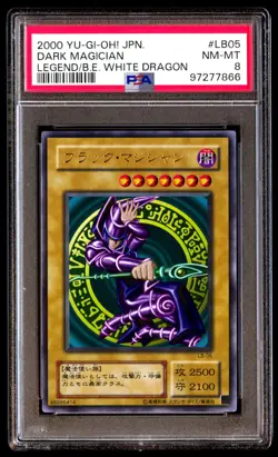PSA 8 Dark Magician LB-05 Legend of Blue Eyes White Dragon Japanese Graded - Image 1