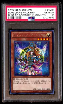 PSA 10 Gem Mint Magician's Valkyria 15AX-JPM15 Yugi Muto 2015 Japanese Graded - Image 1