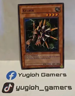 YUGIOH KELBEK DCR 1ST EDITION COMMON LIGHT PLAYED - Image 1