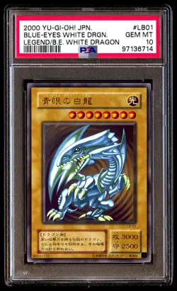 PSA 10 Blue Eyes White Dragon LB-01 Legend Blue Eyes White Dragon Japanese Set - Image 1