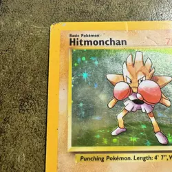 Pokemon TCG Hitmonchan Holo Card Base Set 7/102 HP Condition - Image 5