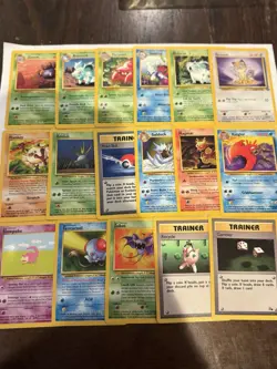 WOTC POKEMON cards Rare lot vintage All Jungle Set 17 Card Lot - Image 1