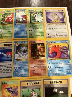 WOTC POKEMON cards Rare lot vintage All Jungle Set 17 Card Lot - Image 3