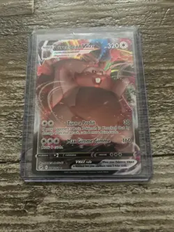 Pokemon Greedent TCG VMAX Fusion Strike Holo Ultra Rare Card 218/264 - Image 1